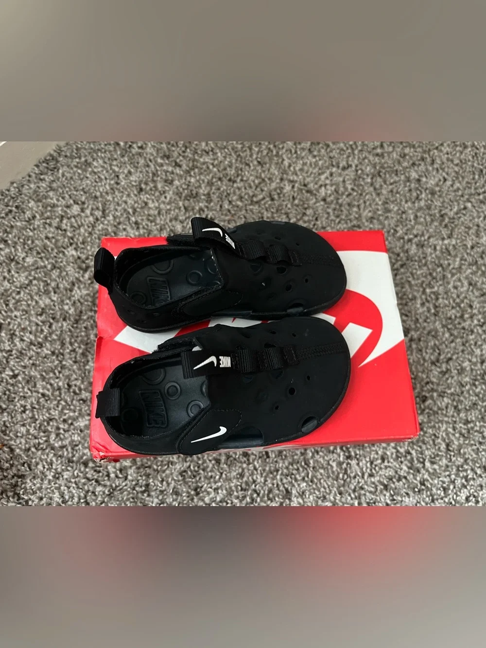 Nike Kids' Black Water-Friendly Sandals